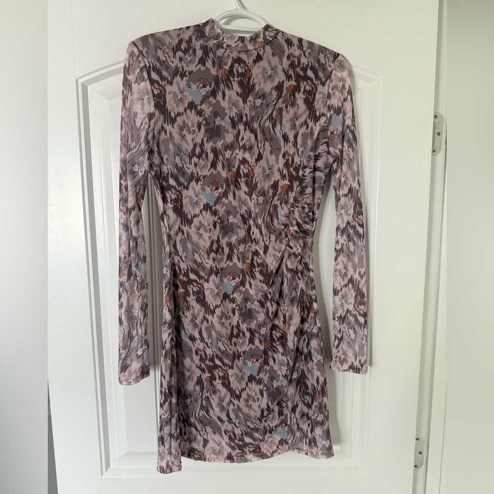 Sage Multicolor Long Sleeve Dress